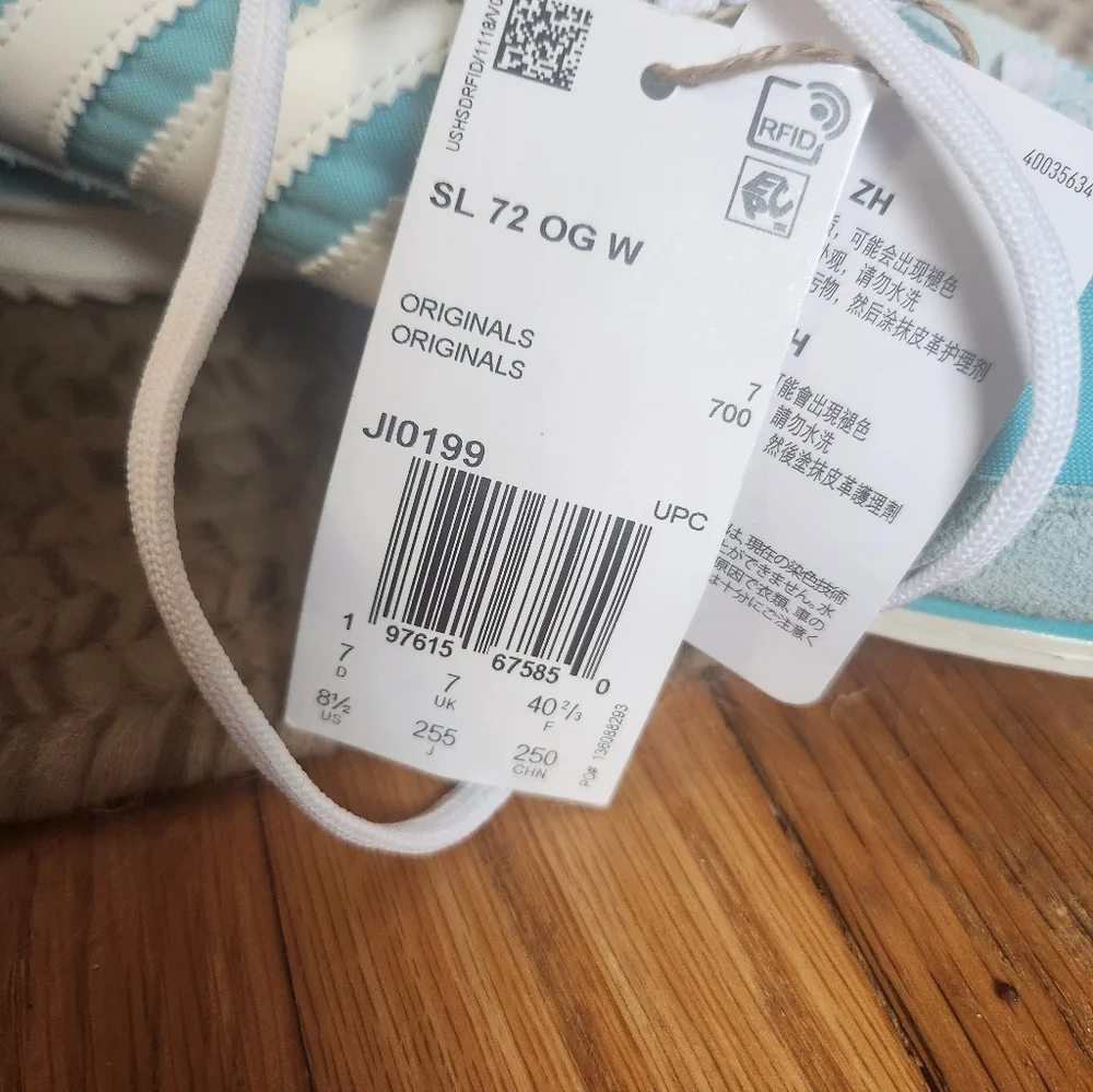 Adidas Teal SL 72 OG Sneakers - Picture 7 of 12